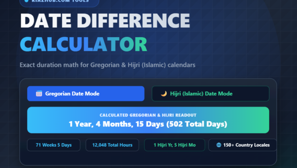 Date Difference Calculator
