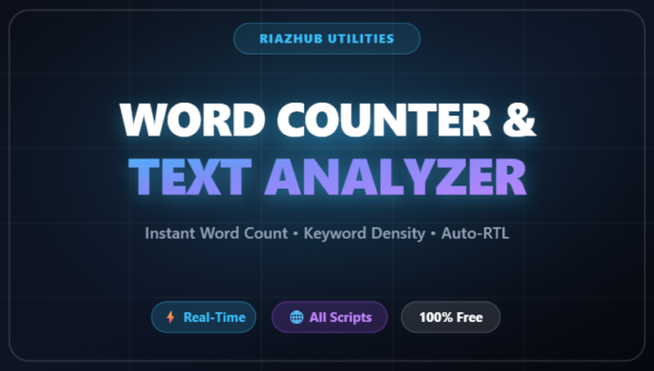 Word Counter & Text Analyzer