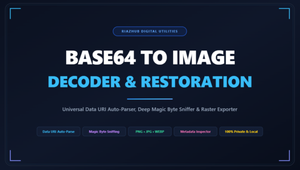 Base64 to Image Decoder & Raster Restoration