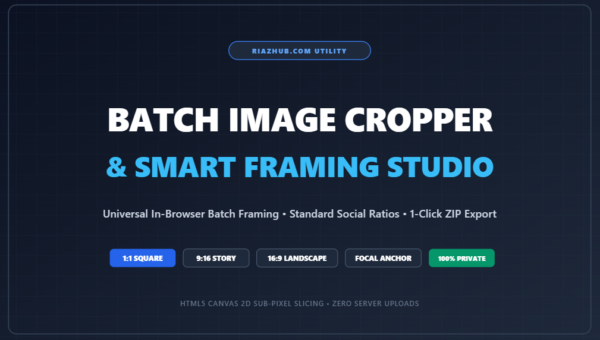 Batch Image Cropper & Smart Framing