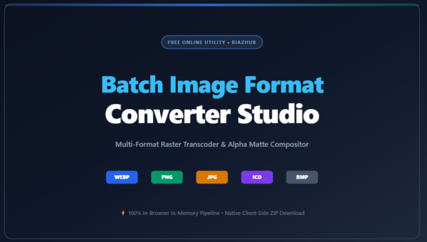 Batch Image Format Converter & Raster Transcoder
