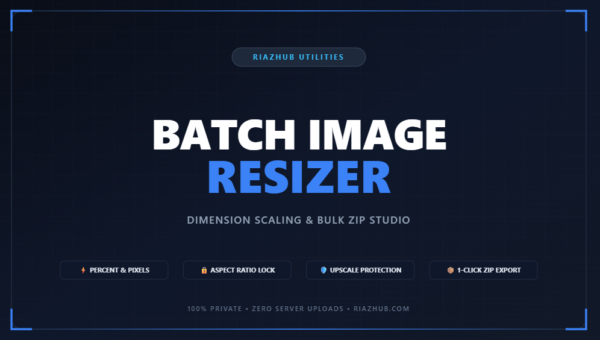 Batch Image Resizer & Dimension Scaling