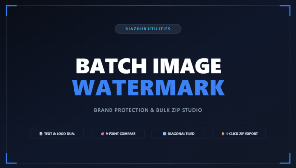 Batch Image Watermark Studio