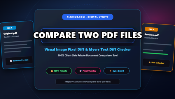 Compare Two PDF Files (Visual & Text Diff Checker)