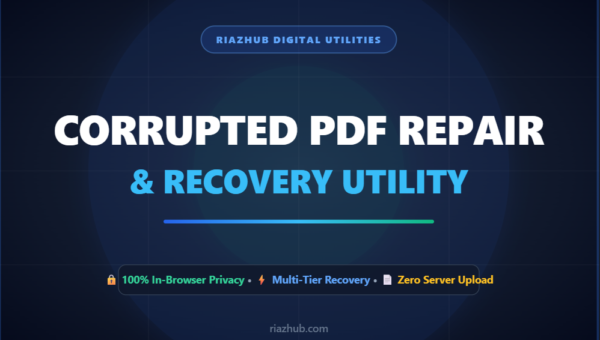 Corrupted PDF Repair & Recovery Utility