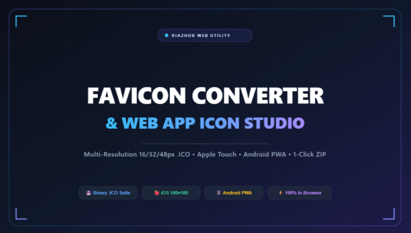 Favicon Converter & Web App Icon Studio