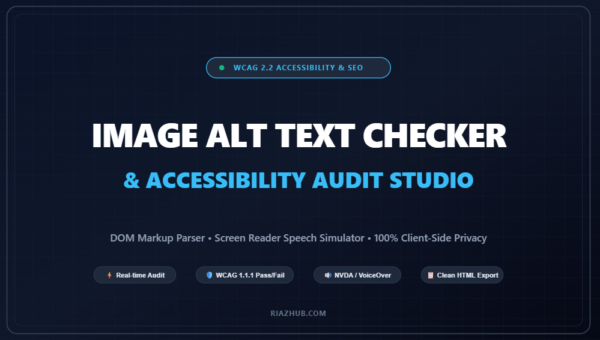 Image Alt Text Checker & Accessibility Audit