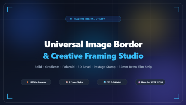 Image Border Generator & Creative Framing Studio