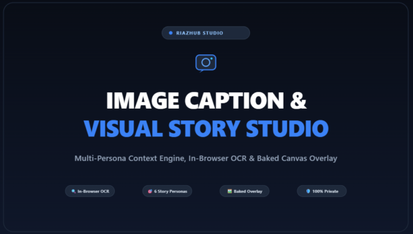 Image Caption & Visual Storytelling Studio