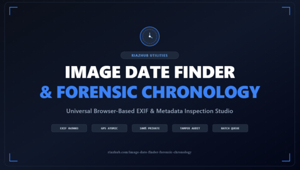 Image Date Finder & Forensic Chronology