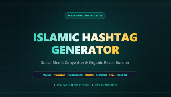 Islamic Hashtag Generator & Social Media Copywriter