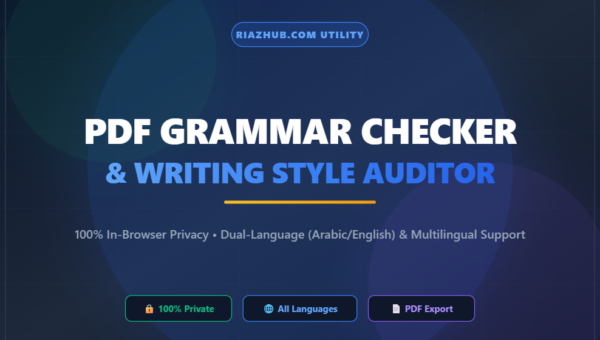 PDF Grammar, Spell Checker & Writing Style Auditor
