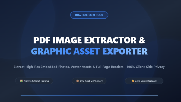PDF Image Extractor & Graphic Asset Exporter