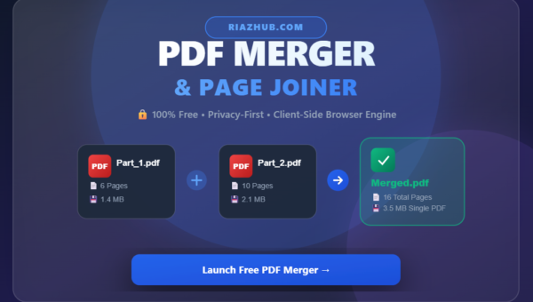 PDF Merger & Page Joiner