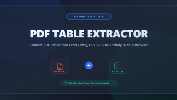 PDF Table Extractor (Data Grid & Spreadsheet Exporter)