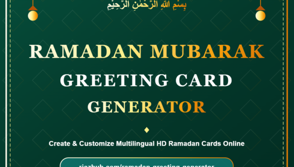Ramadan Greeting Generator
