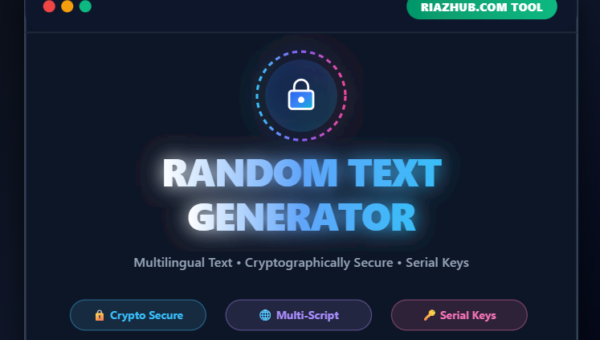 Random Text & String Generator