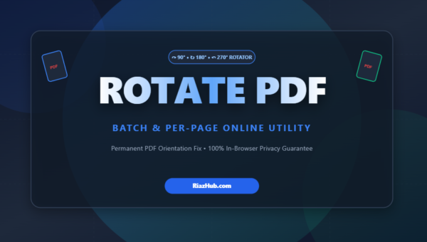 Rotate PDF (Batch & Per-Page Rotator)