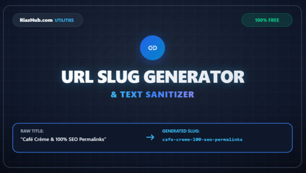 Slug Generator & Text Sanitizer