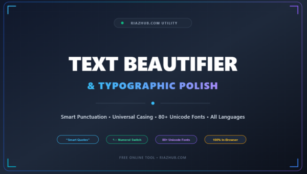 Text Beautifier & Typographic Polish