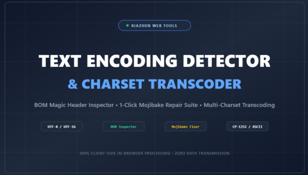 Text Encoding Detector & Charset Transcoder