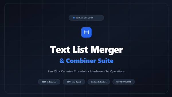 Text List Merger & Combiner Suite