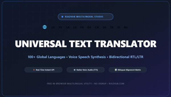 Text Translator & Multilingual Polyglot Studio