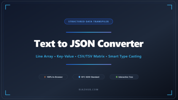 Text to JSON Converter & Structured Data Transpiler