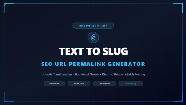 Text to Slug & SEO URL Permalink Generator
