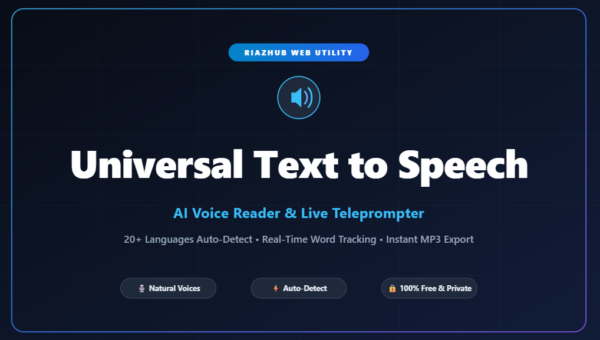 Universal Text to Speech