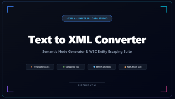 Text to XML Converter & Semantic Node Generator