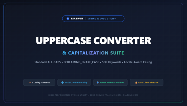 UPPERCASE Converter & Capitalization