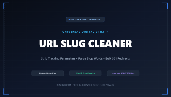 URL Slug Cleaner & SEO Permalink Sanitizer