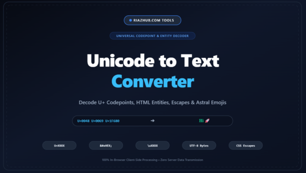 Unicode to Text Converter & Codepoint Decoder