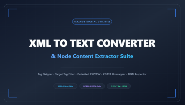 XML to Text Converter & Node Content Extractor