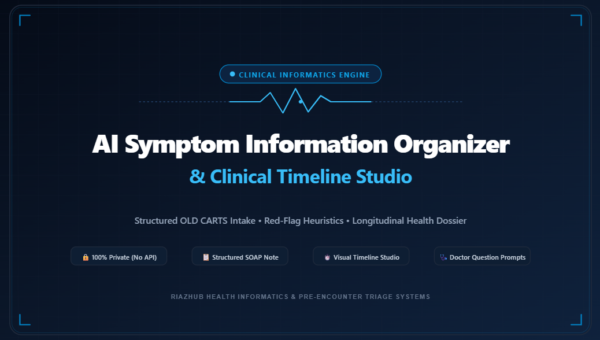AI Symptom Information Organizer & Clinical Timeline