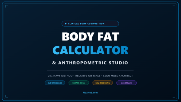 Body Fat Calculator & Anthropometric Studio