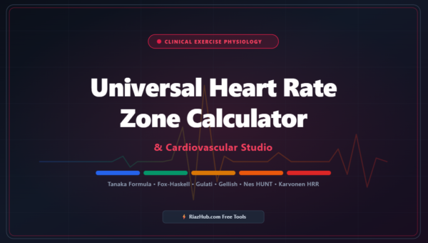 Heart Rate Zone Calculator & Cardiovascular Training