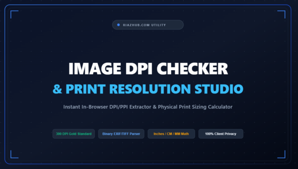 Image DPI Checker & Print Resolution