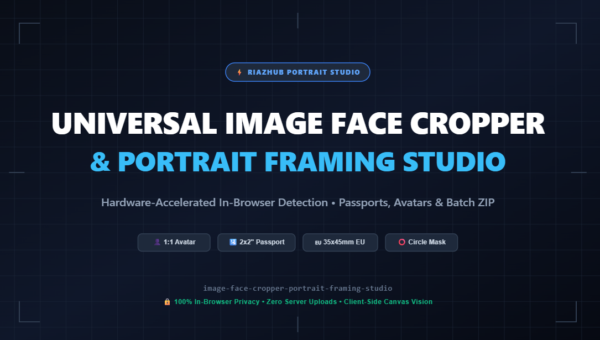Image Face Cropper & Portrait Framing Studio