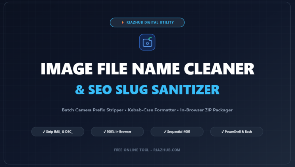 Image File Name Cleaner & SEO Slug Sanitizer