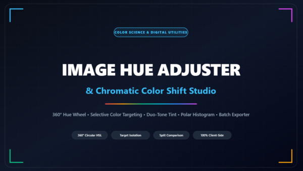 Image Hue Adjuster & Chromatic Color Shift