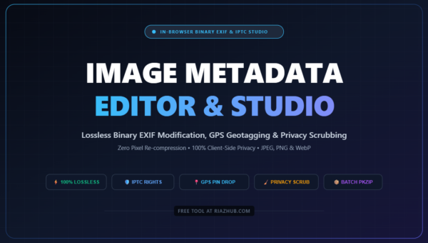 Image Metadata Editor & EXIF/IPTC