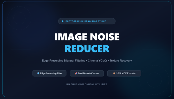 Image Noise Reducer & Photographic Denoising