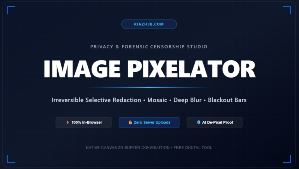 Image Pixelator & Privacy Censorship