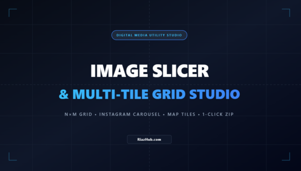 Image Slicer & Multi-Tile Grid