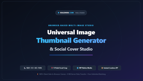 Image Thumbnail Generator & Social Cover