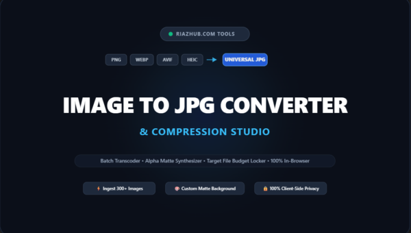 Image to JPG/JPEG Converter & Compression