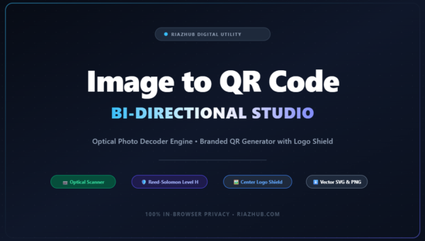Image to QR Code Bi-Directional Scanner & Branded