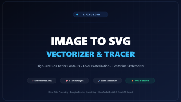 Image to SVG Vectorizer & Path Tracing